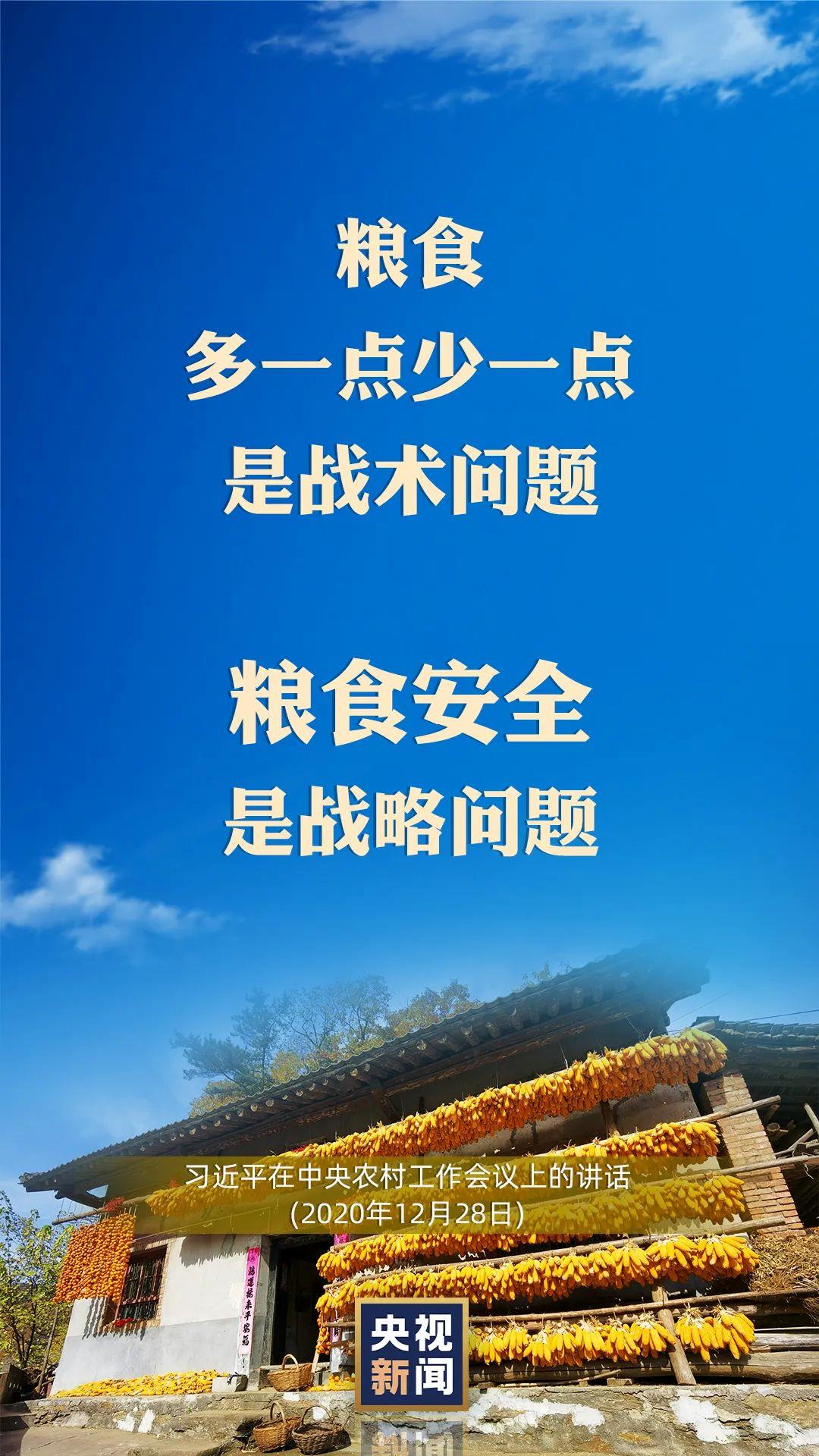 習近平：以國內(nèi)穩(wěn)產(chǎn)保供的確定性來應(yīng)對外部環(huán)境的不確定性