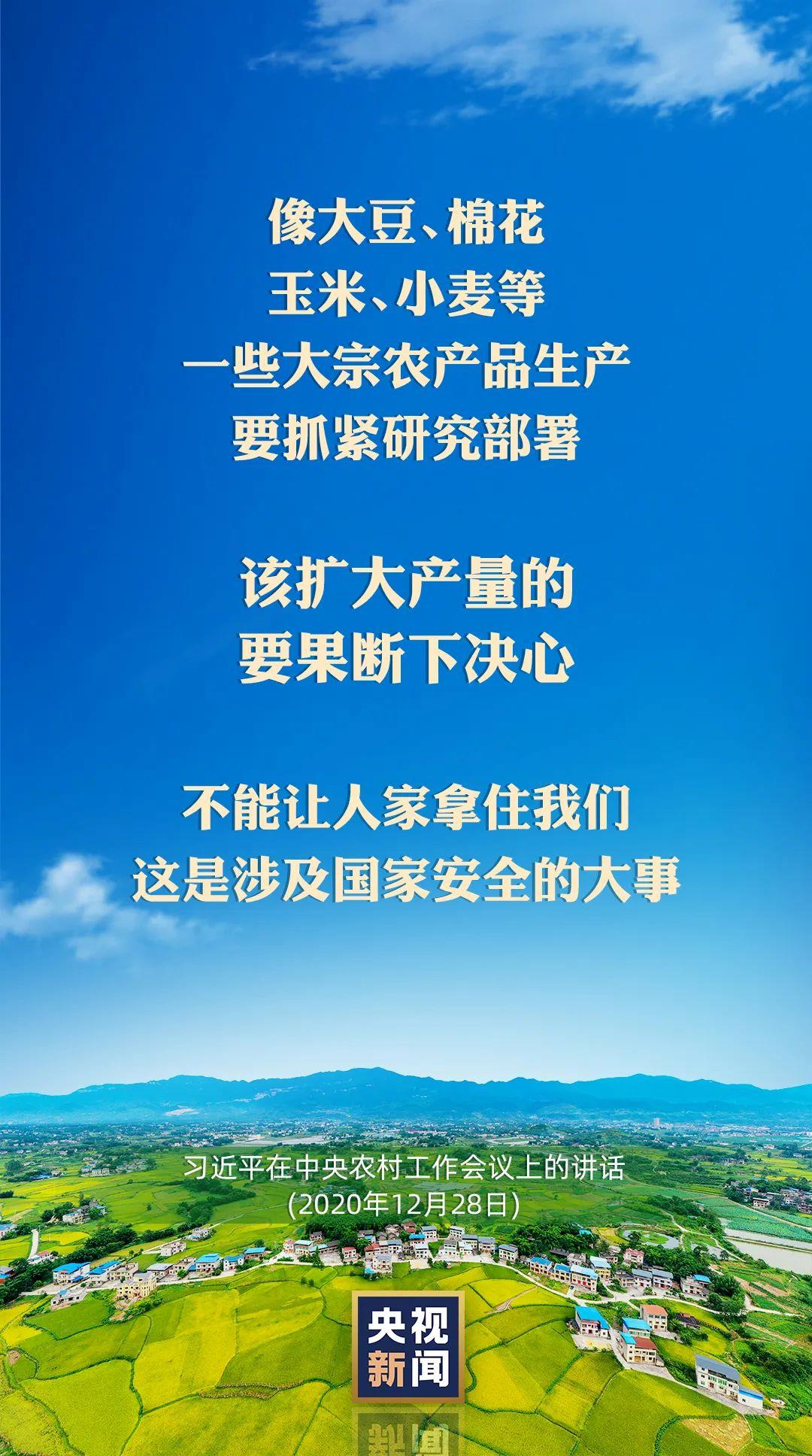 習近平：以國內(nèi)穩(wěn)產(chǎn)保供的確定性來應(yīng)對外部環(huán)境的不確定性