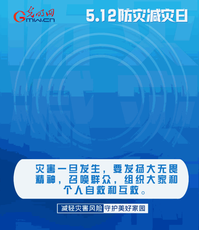 【動(dòng)態(tài)海報(bào)】減輕災(zāi)害風(fēng)險(xiǎn)，從這10個(gè)字開(kāi)始