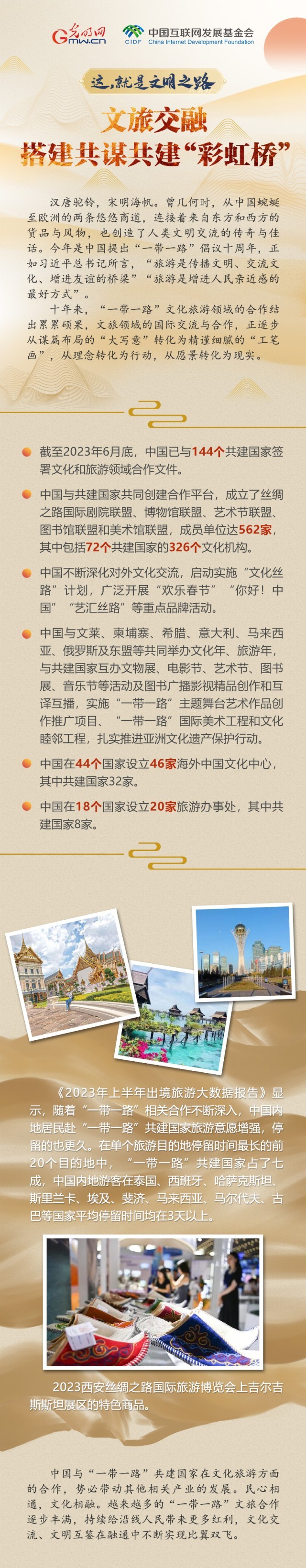 【大道共通】這，就是文明之路丨文旅交融 搭建共謀共建“彩虹橋”