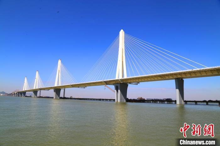 建設中的珠海金海特大橋?！∶蠎c虎 攝