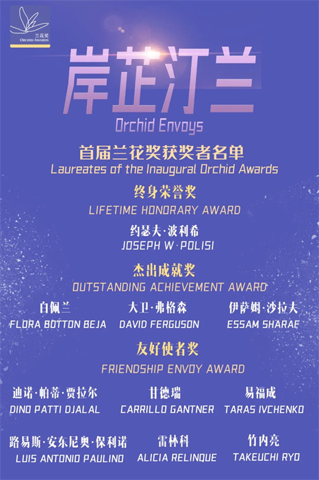 首屆蘭花獎(jiǎng)獲獎(jiǎng)?wù)呙麊巍?巴西圣保羅州立大學(xué)孔子學(xué)院供圖。（來(lái)源：人民畫(huà)報(bào)）
