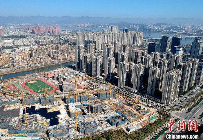 資料圖：航拍一處新建住宅。 <a target='_blank' href='/'><p  align=