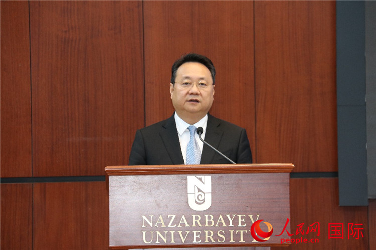 中共中央宣傳部副部長王綱致辭。人民網(wǎng)記者 李強(qiáng)攝