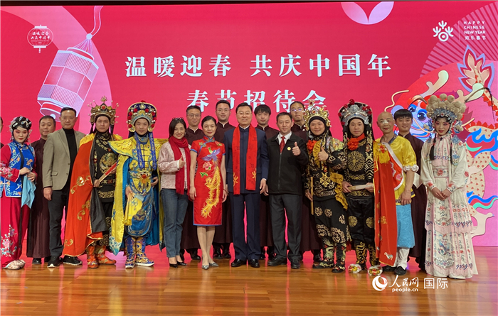 當?shù)貢r間2月5日晚，中國駐美國大使館舉辦僑學界專場春節(jié)招待會。 人民網(wǎng)記者 李志偉攝
