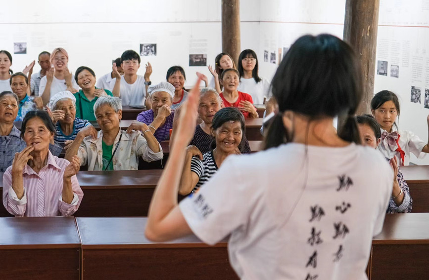 天津大學(xué)實(shí)踐隊(duì)開展暑期社會(huì)實(shí)踐。天津大學(xué)供圖