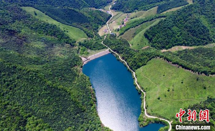 空中俯瞰北山村。洲湖鎮(zhèn)供圖