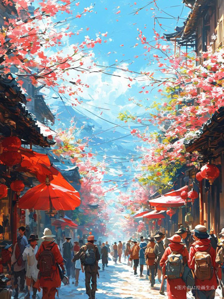 【巳巳如意萬象新】漫評丨紅紅火火中國年，照見新年新圖景
